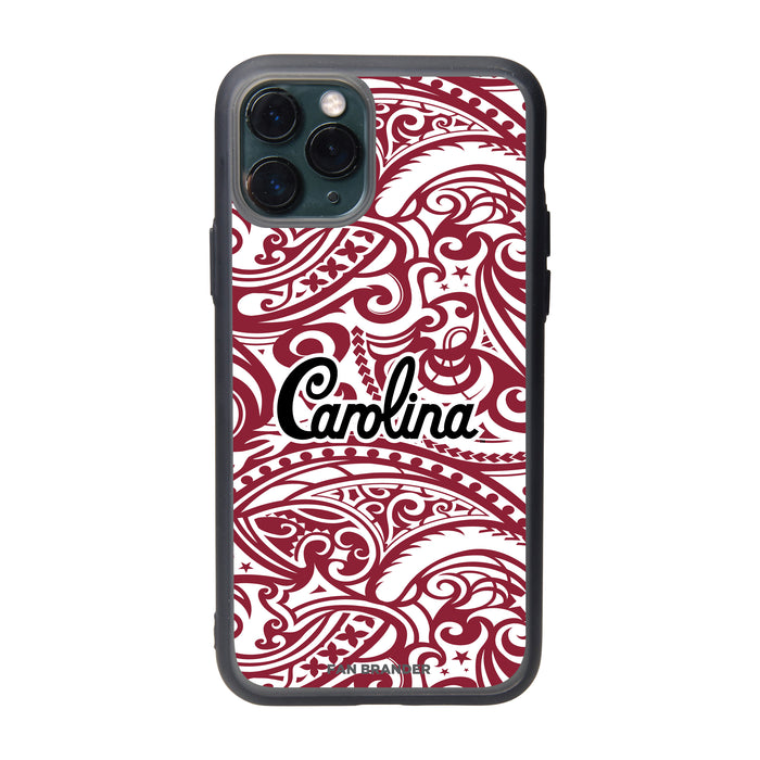 Fan Brander Slate series Phone case with South Carolina Gamecocks Carolina With Urban Camo Background