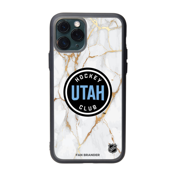 Fan Brander Slate series Phone case with Utah Hockey Club White Marble