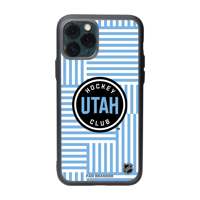 Fan Brander Slate series Phone case with Utah Hockey Club Geometric Lines