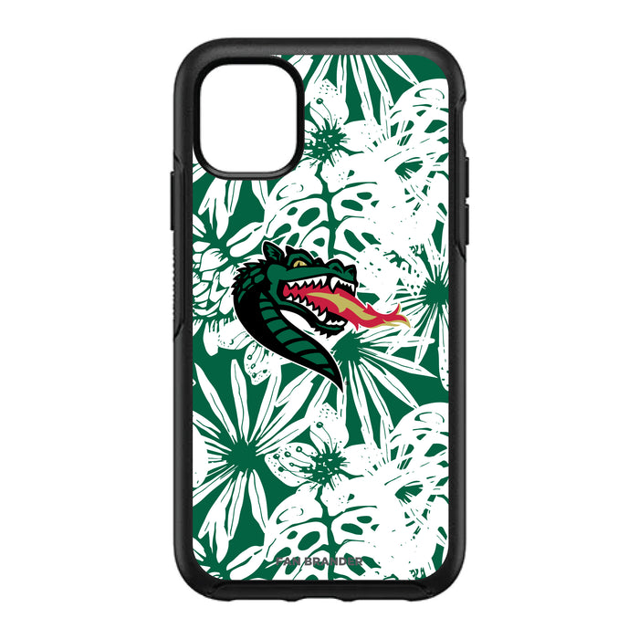 OtterBox Black Phone case with UAB Blazers Primary Logo With Team Color Hawain Pattern
