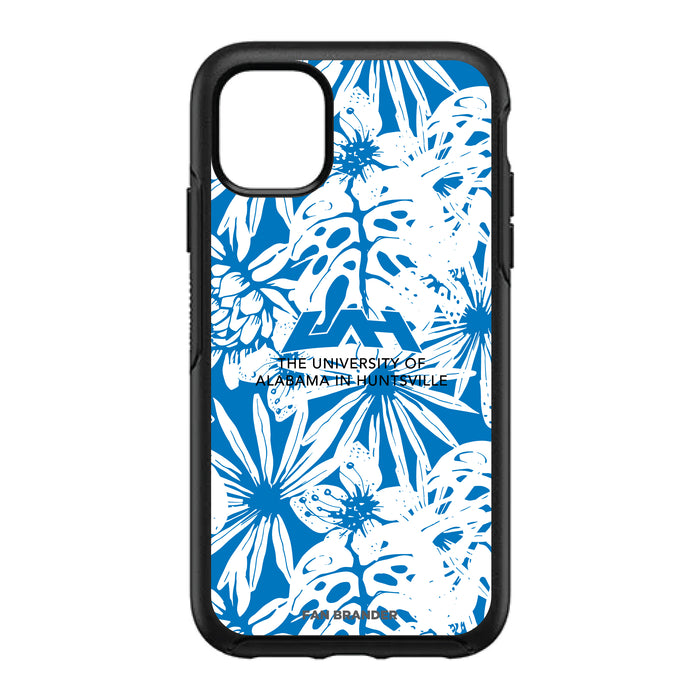 OtterBox Black Phone case with UAH Chargers Primary Logo With Team Color Hawain Pattern