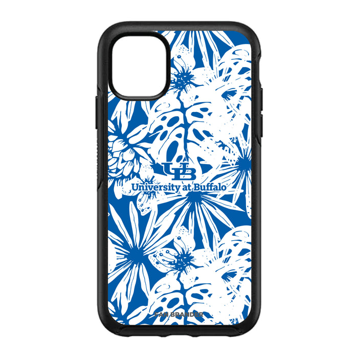 OtterBox Black Phone case with Buffalo Bulls Primary Logo With Team Color Hawain Pattern