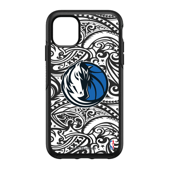 OtterBox Black Phone case with Dallas Mavericks Primary Logo With Black Tribal