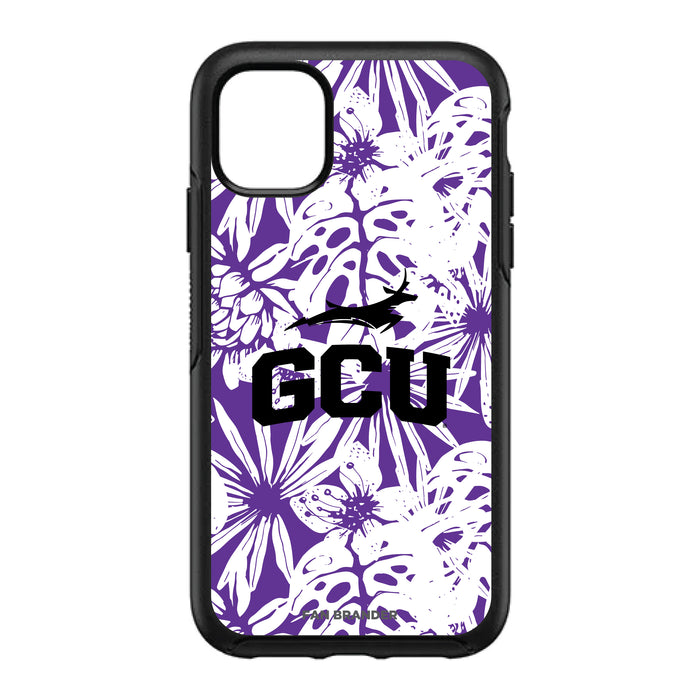 OtterBox Black Phone case with Grand Canyon Univ Antelopes Primary Logo With Team Color Hawain Pattern