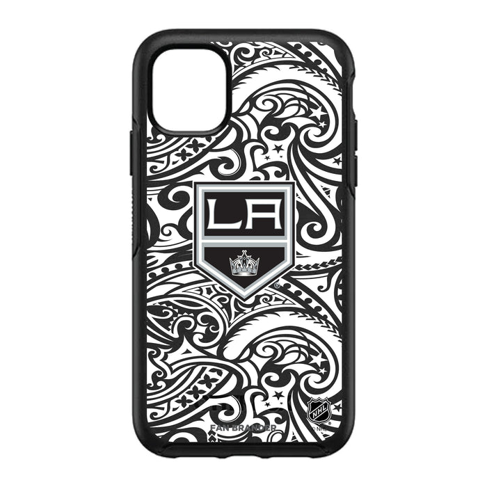 OtterBox Black Phone case with Los Angeles Kings Primary Logo With Black Tribal