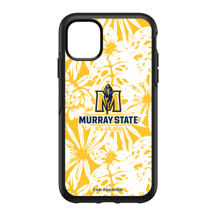 OtterBox Black Phone case with Murray State Racers Primary Logo With Team Color Hawain Pattern