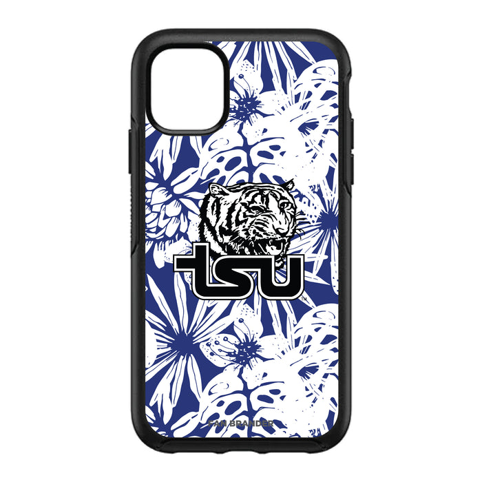 OtterBox Black Phone case with Tennessee State Tigers Primary Logo With Team Color Hawain Pattern