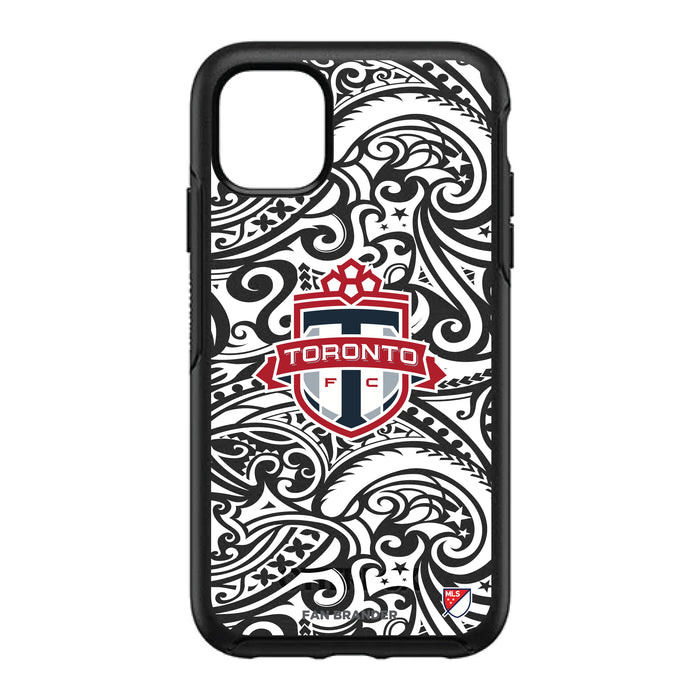 OtterBox Black Phone case with Toronto FC Primary Logo With Black Tribal