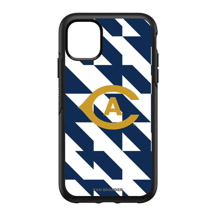 OtterBox Black Phone case with UC Davis Aggies Primary Logo on Geometric Quad Background