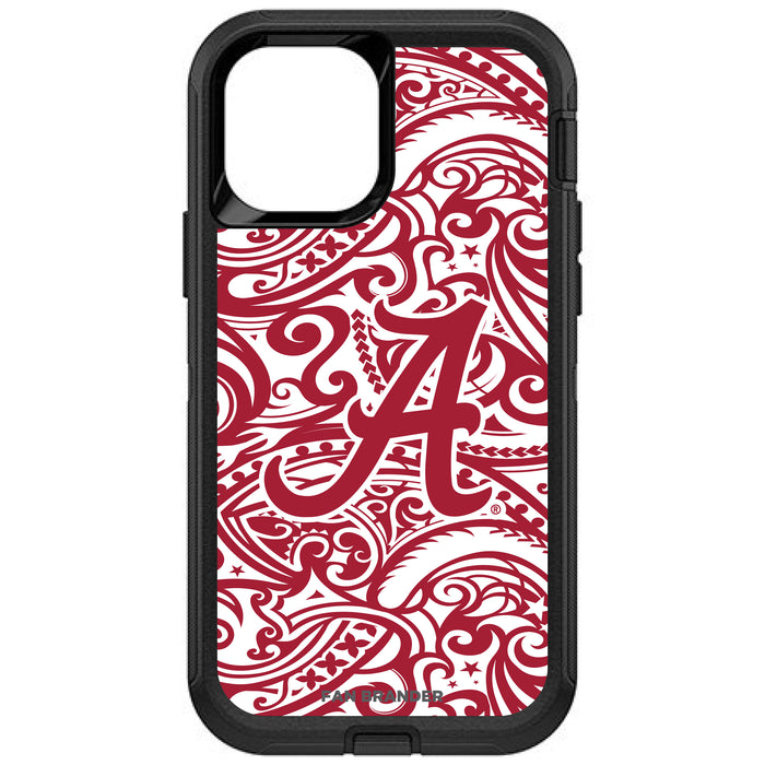 OtterBox Black Phone case with Alabama Crimson Tide Alabama A with Team Color Tribal