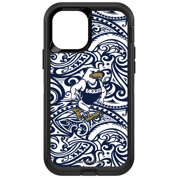 OtterBox Black Phone case with Georgia Southern Eagles Strutting Eagle With Urban Camo Background