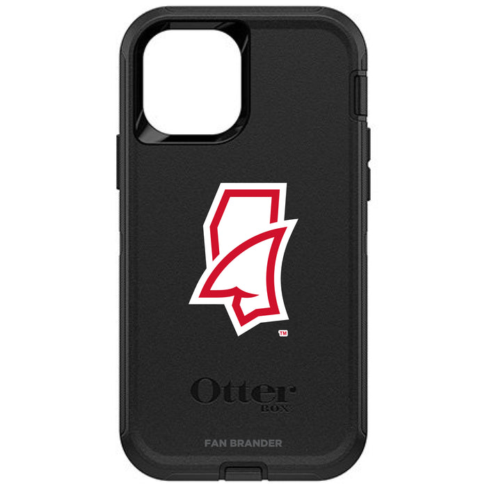 OtterBox Black Phone case with Mississippi Ole Miss Mississippi Land Shark