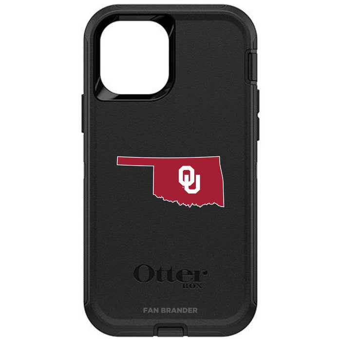 OtterBox Black Phone case with Oklahoma Sooners State Design