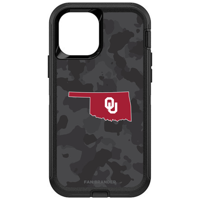 OtterBox Black Phone case with Oklahoma Sooners State Design Urban Camo