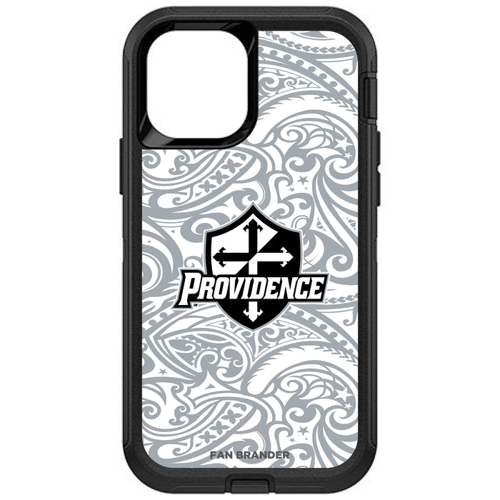 OtterBox Black Phone case with Providence Friars Friars Shield With Urban Camo Background