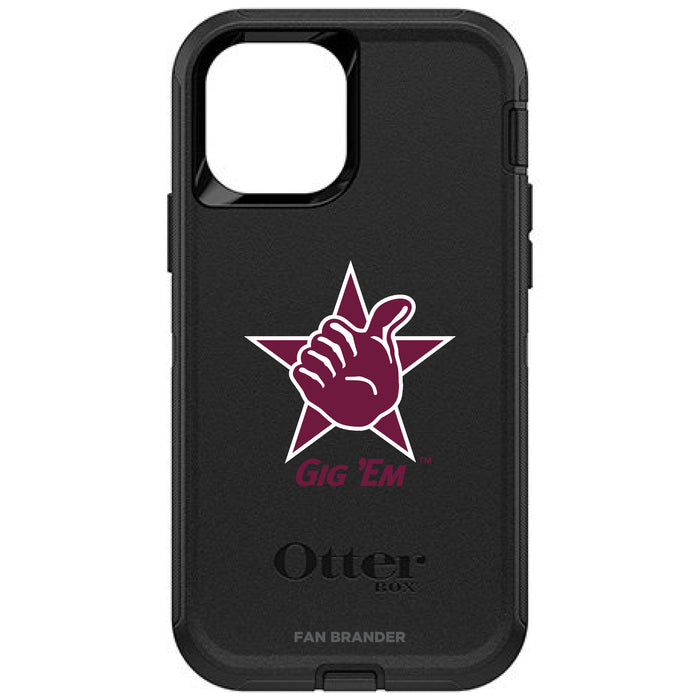 OtterBox Black Phone case with Texas A&M Aggies Texas A&M Gig Em
