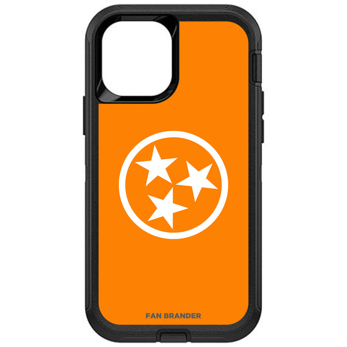 OtterBox Black Phone case with Tennessee Vols Tennessee Triple Star With Team Background