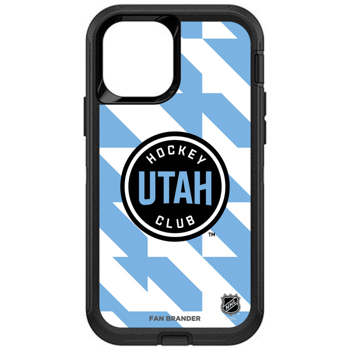 OtterBox Black Phone case with Utah Hockey Club Geometric Quad