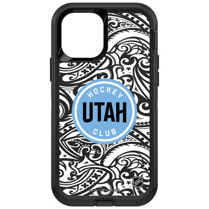 OtterBox Black Phone case with Utah Hockey Club Black Tribal