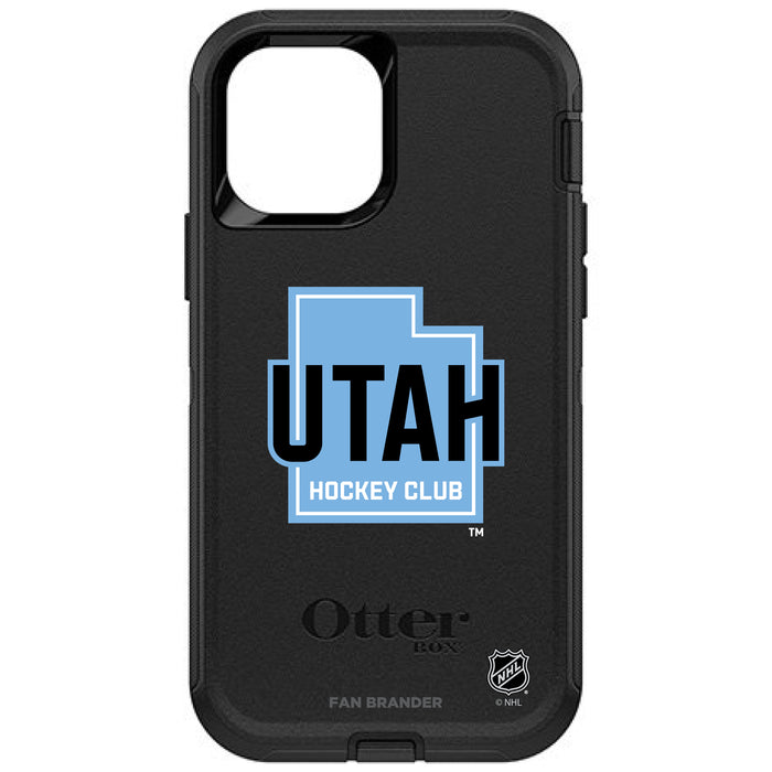 OtterBox Black Phone case with Utah Hockey Club Secondary