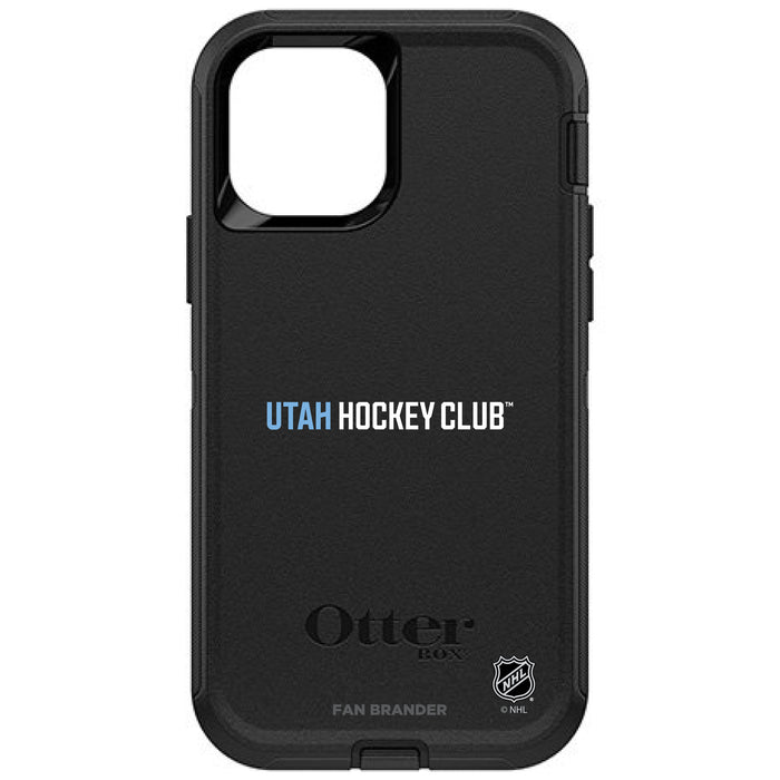 OtterBox Black Phone case with Utah Hockey Club Wordmark