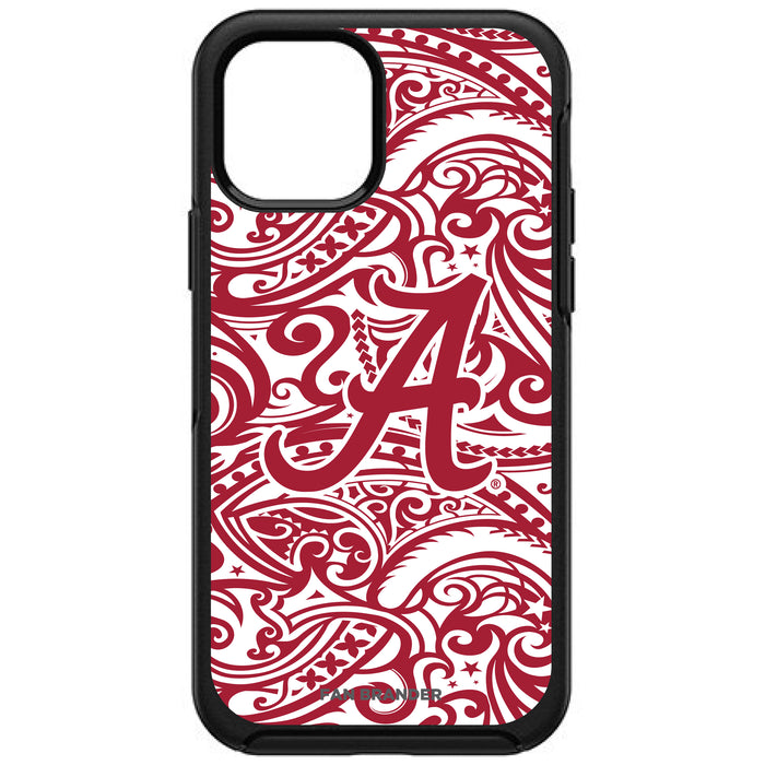 OtterBox Black Phone case with Alabama Crimson Tide Alabama A with Team Color Tribal