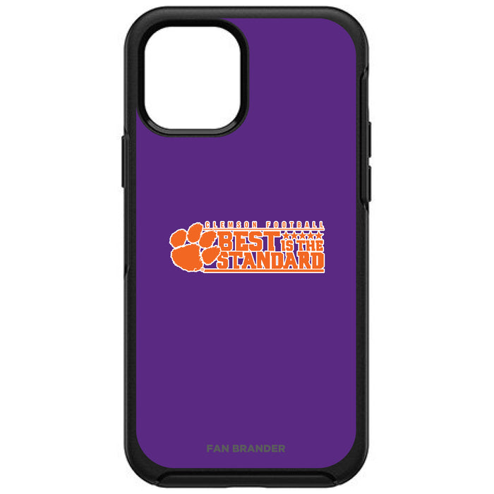 OtterBox Black Phone case with Clemson Tigers Best Standard With Team Background