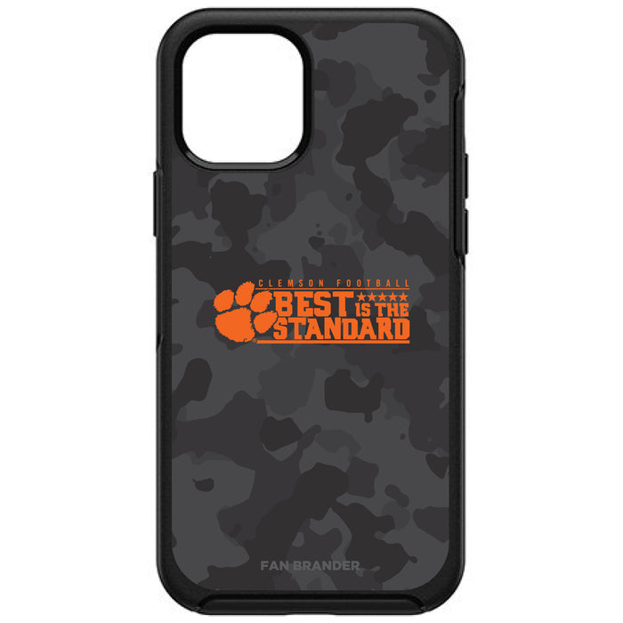 OtterBox Black Phone case with Clemson Tigers Best Standard with Team Color Tribal