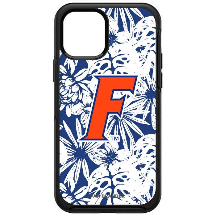 OtterBox Black Phone case with Florida Gators F Logo with Team Color Hawain Pattern