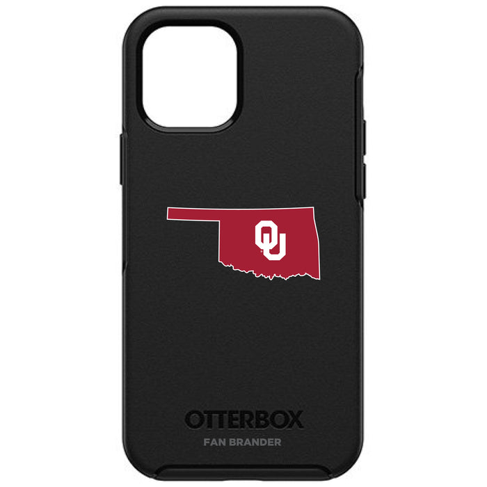 OtterBox Black Phone case with Oklahoma Sooners State Design