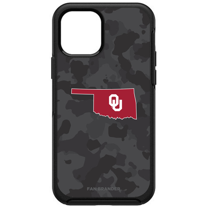 OtterBox Black Phone case with Oklahoma Sooners State Design Urban Camo