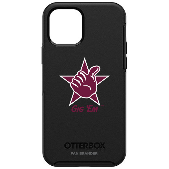 OtterBox Black Phone case with Texas A&M Aggies Texas A&M Gig Em