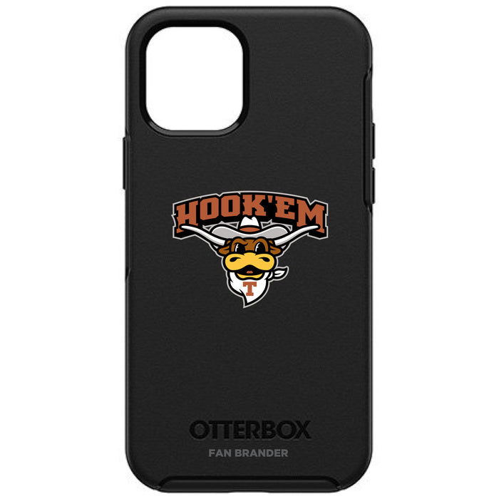 OtterBox Black Phone case with Texas Longhorns  Hook EM