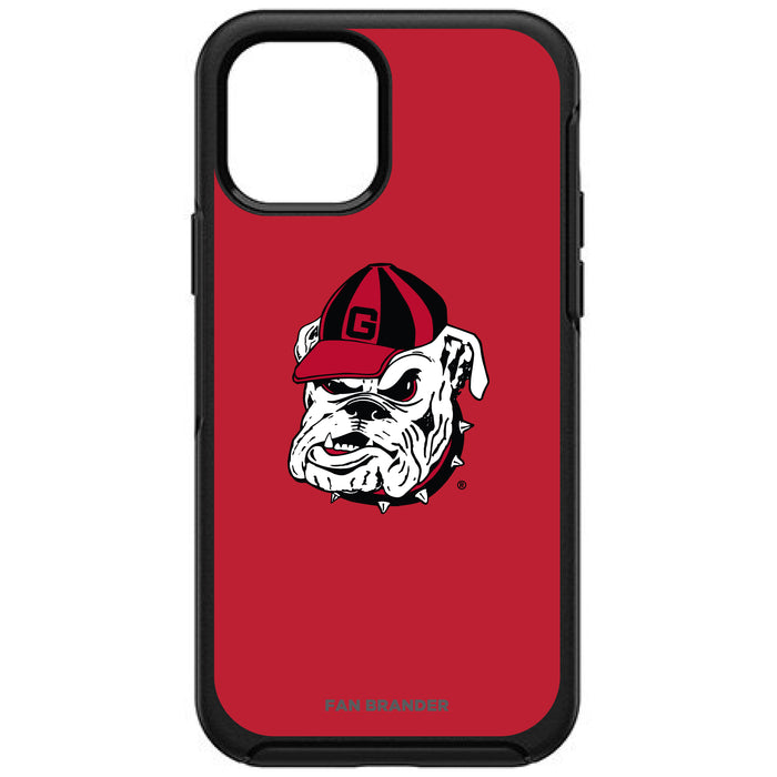 OtterBox Black Phone case with Georgia Bulldogs Georgia Bulldog With Team Background