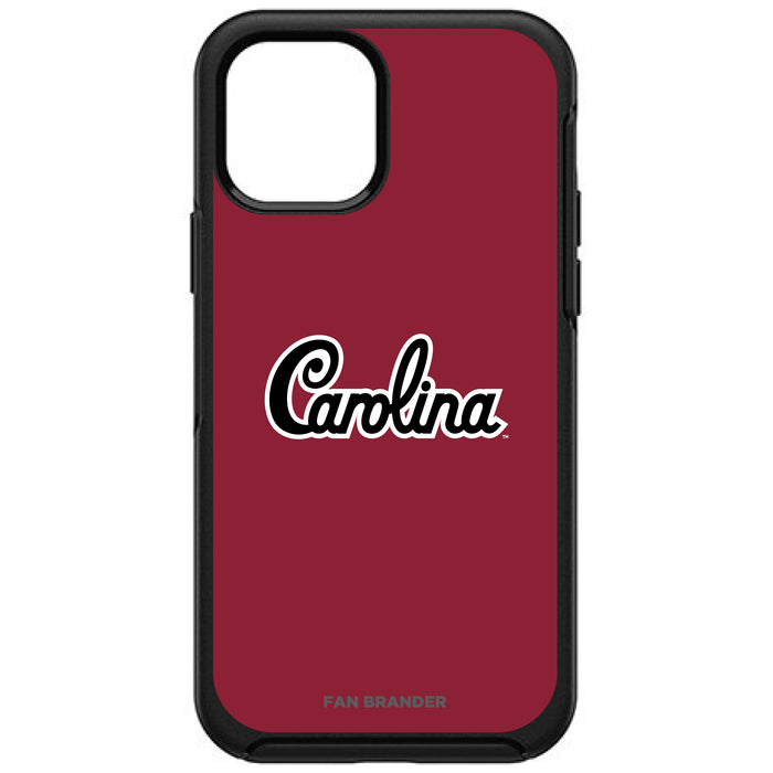 OtterBox Black Phone case with South Carolina Gamecocks Carolina With Team Background