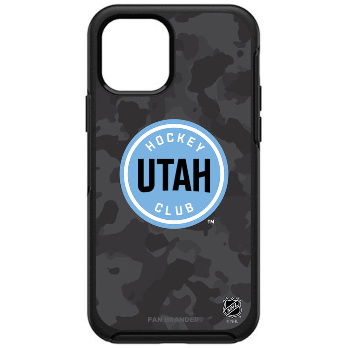 OtterBox Black Phone case with Utah Hockey Club Urban Camo