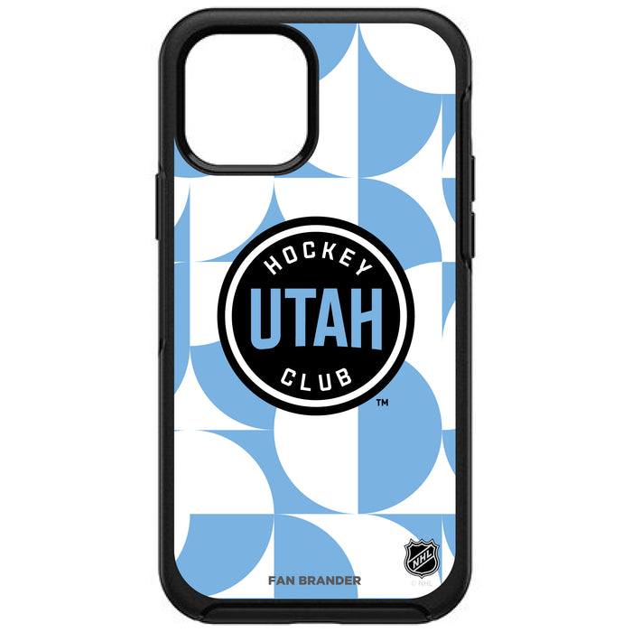 OtterBox Black Phone case with Utah Hockey Club Geometric Circle