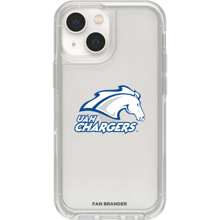 Clear OtterBox Phone case with UAH Chargers Logos