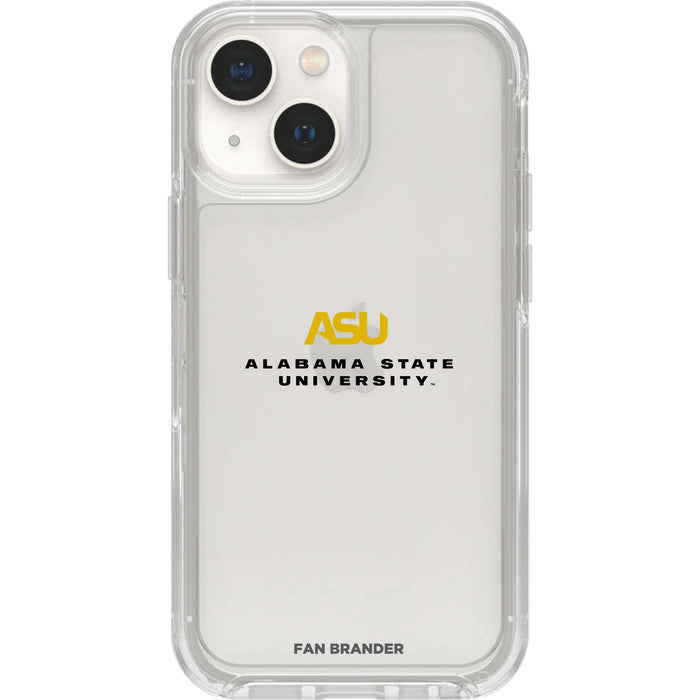 Clear OtterBox Phone case with Alabama State Hornets Logos