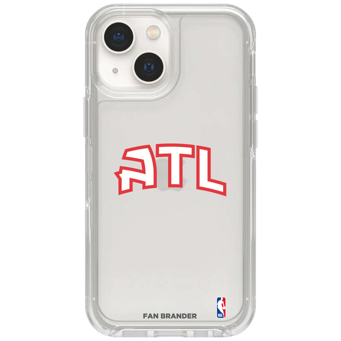 Clear OtterBox Phone case with Atlanta Hawks Logos