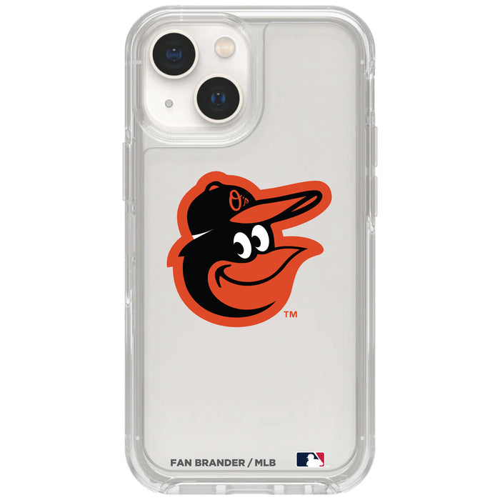 Clear OtterBox Phone case with Baltimore Orioles Logos