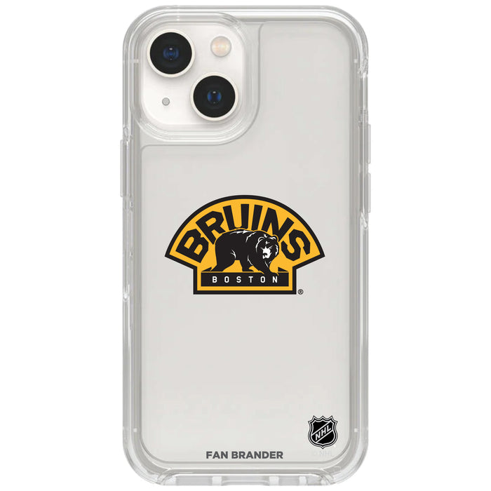 Clear OtterBox Phone case with Boston Bruins Logos