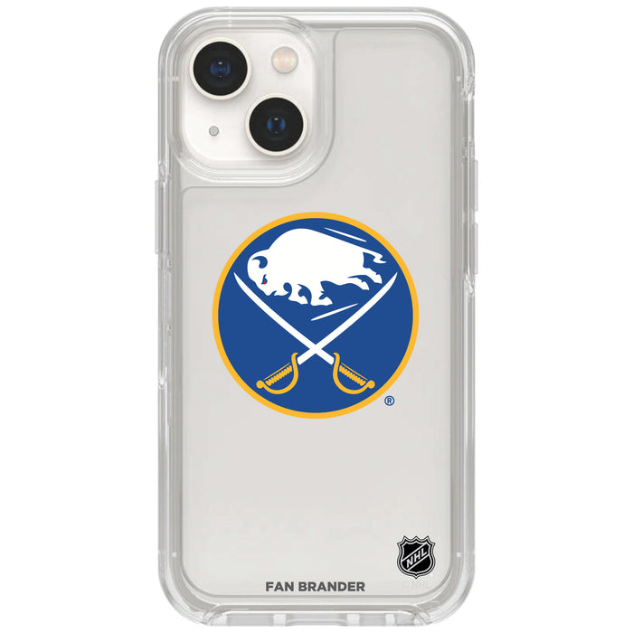 Clear OtterBox Phone case with Buffalo Sabres Logos