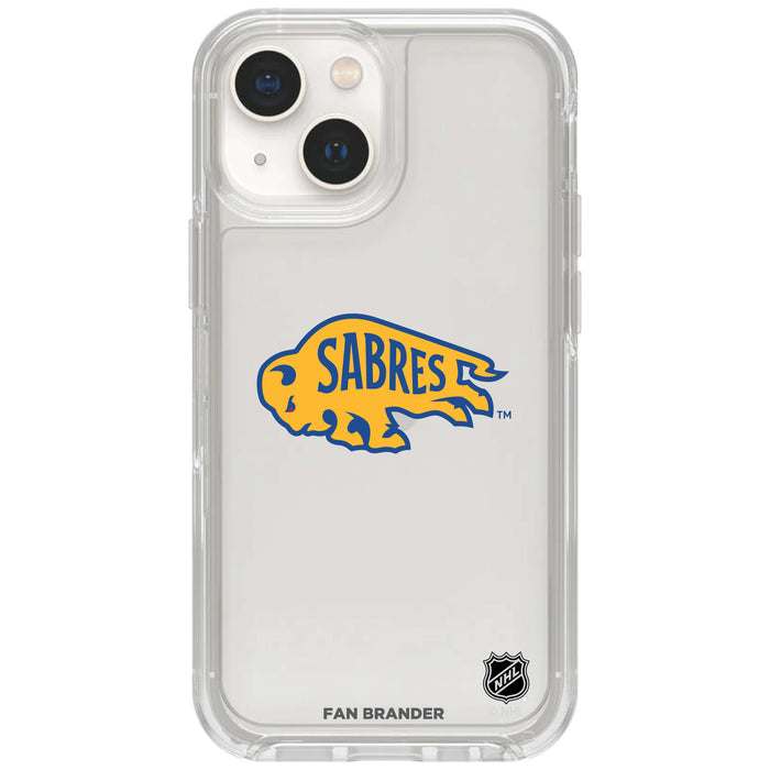 Clear OtterBox Phone case with Buffalo Sabres Logos