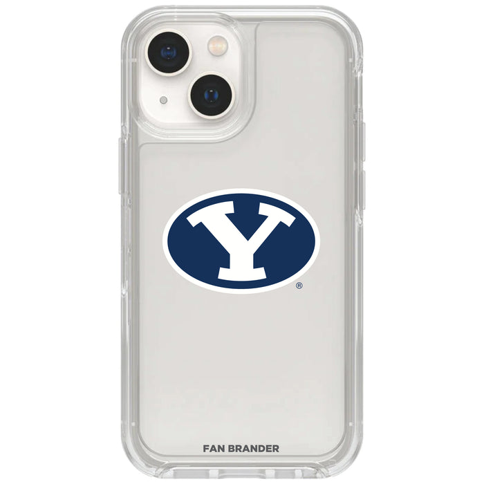Clear OtterBox Phone case with Brigham Young Cougars Logos
