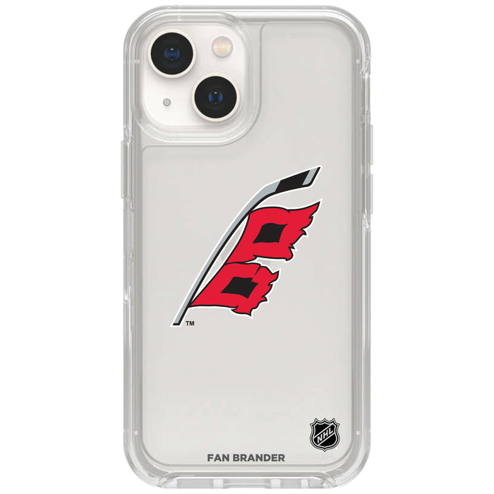 Clear OtterBox Phone case with Carolina Hurricanes Logos