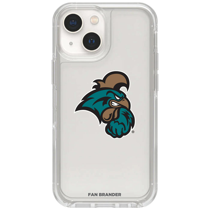 Clear OtterBox Phone case with Coastal Carolina Univ Chanticleers Logos