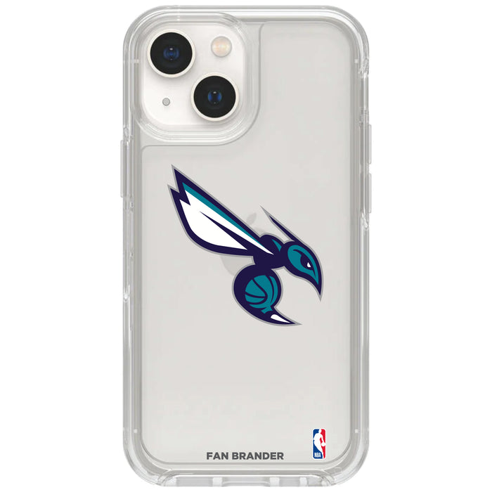 Clear OtterBox Phone case with Charlotte Hornets Logos