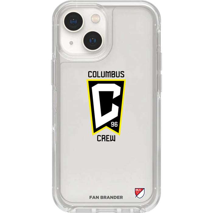 Clear OtterBox Phone case with Columbus Crew SC Logos