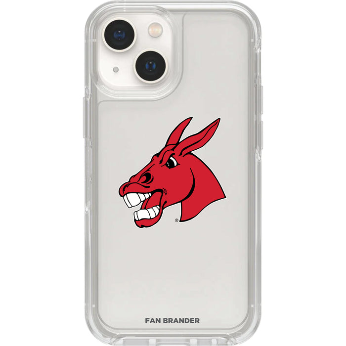 Clear OtterBox Phone case with Central Missouri Mules Logos